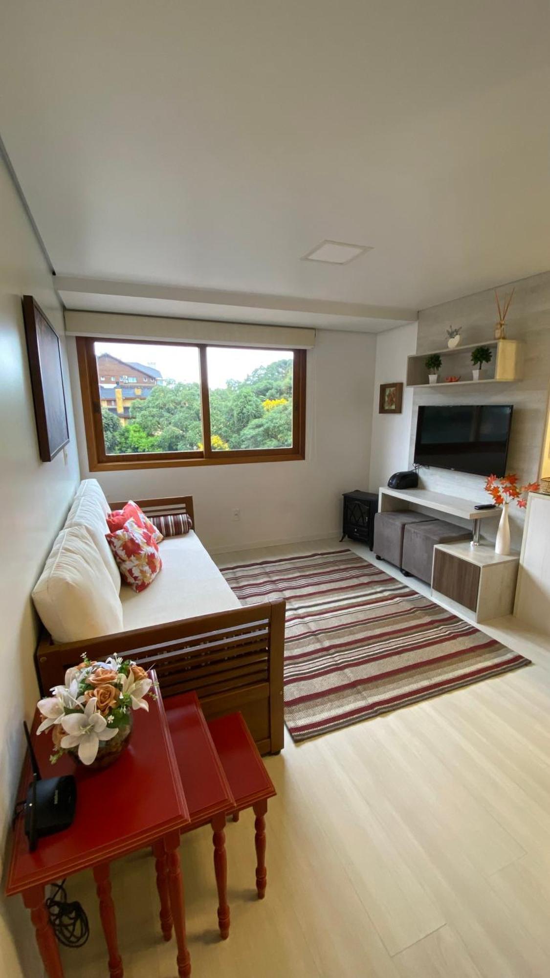 Apartamento No Centro De Gramado - Solar Da Encosta Dış mekan fotoğraf